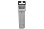 Rubbermaid Version C Slim Jim Recycling Station and Brute Custom Labels